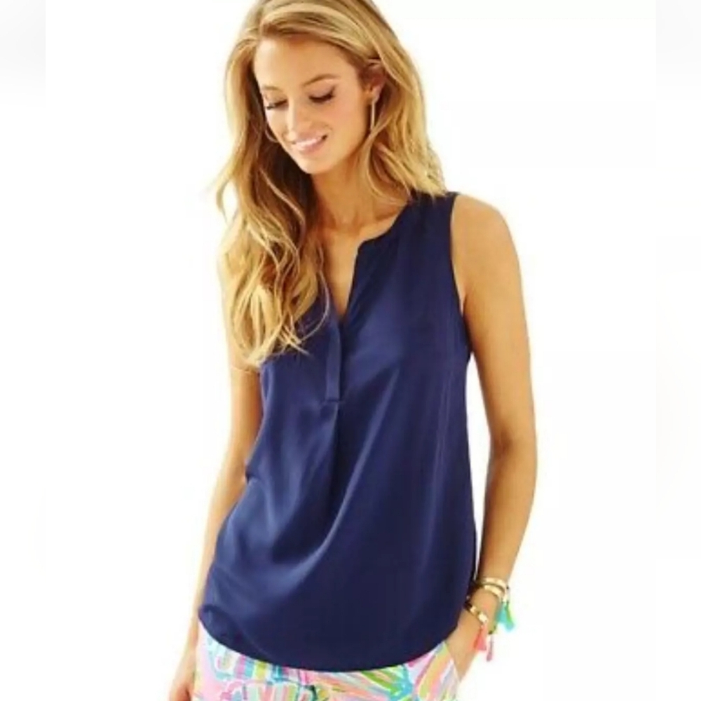 Lilly Pulitzer Nicola Silk Top